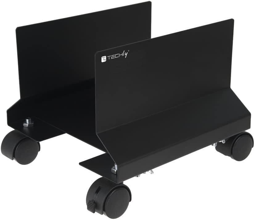Supporto per PC in Acciaio con Ruote Nero in  Scontolo.net - Potenza, commercioVirtuoso.it