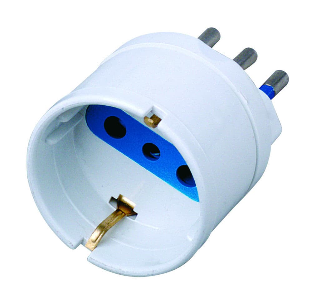 Adattatore spina 10A presa Schuko Bianco in Multiprese Scontolo.net - Potenza, commercioVirtuoso.it