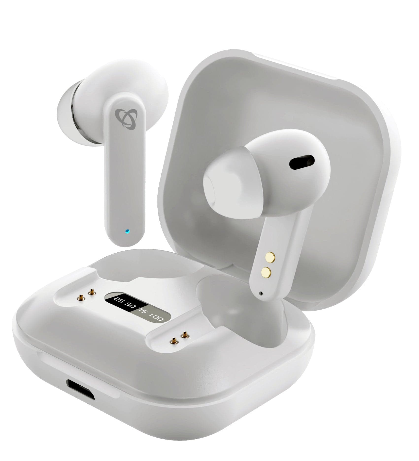Auricolari Bluetooth v5.1 con Custodia di Ricarica Bianco in Cuffie In-Ear Scontolo.net - Potenza, commercioVirtuoso.it