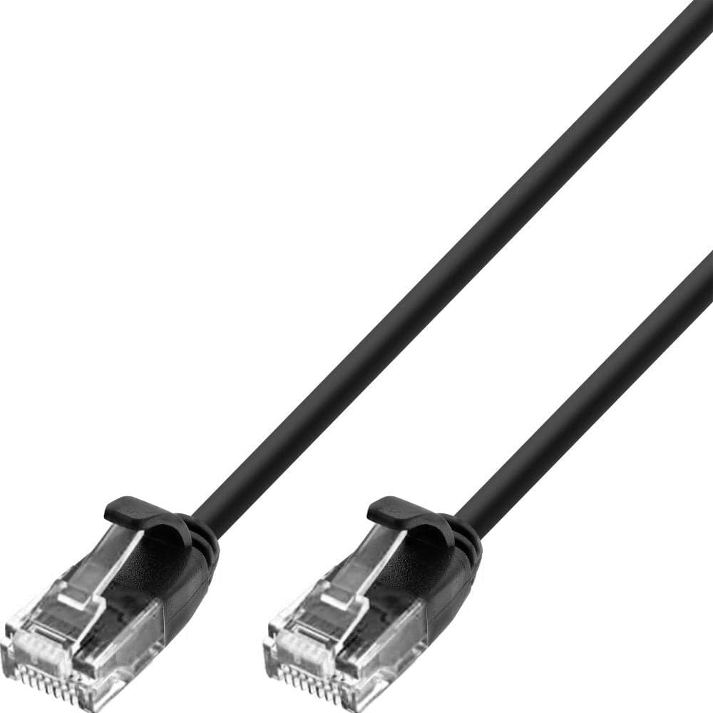 Cavo Patch di Rete Cat.6 UTP Slim 1m Nero in Cavi Ethernet Scontolo.net - Potenza, commercioVirtuoso.it