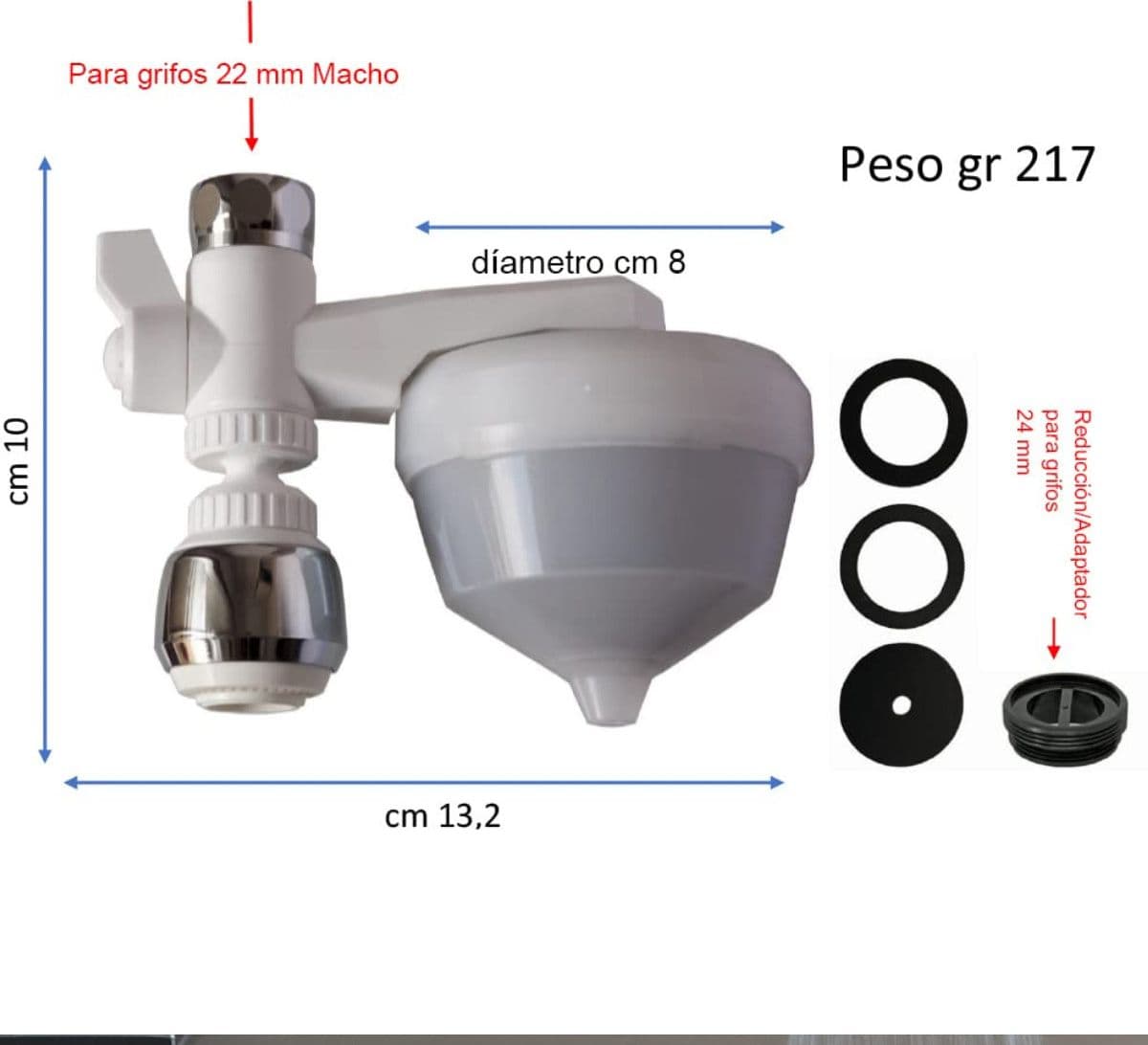 Purificatore Acqua UNI 3 Classic – Filtro Rubinetto 3 Mesi in Filtri d'acqua per rubinetto Masterbrico - Longobardi, commercioVirtuoso.it