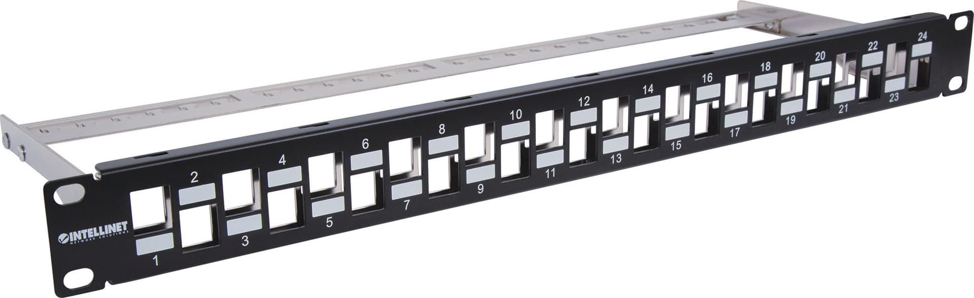 Pannello Patch Slim 1HE 24 Posti Keystone Senza Frutti Nero in Cavi Ethernet Scontolo.net - Potenza, commercioVirtuoso.it