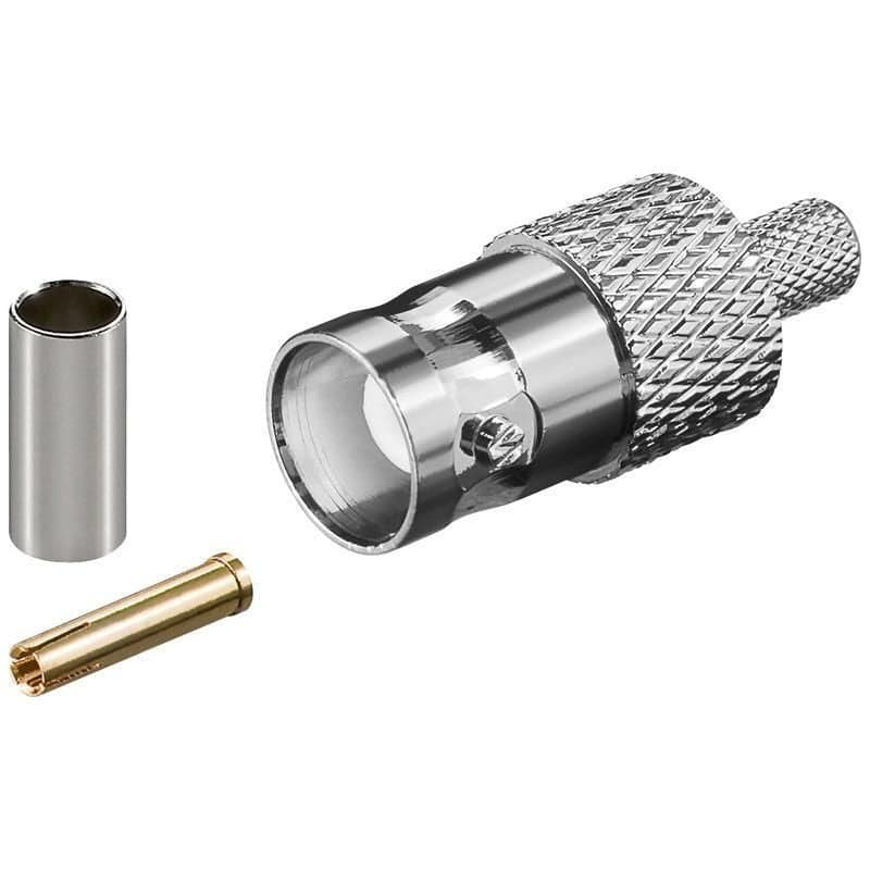 Connettore BNC Femmina a Crimpare per Cavo RG58 in Cavi coassiali Scontolo.net - Potenza, commercioVirtuoso.it
