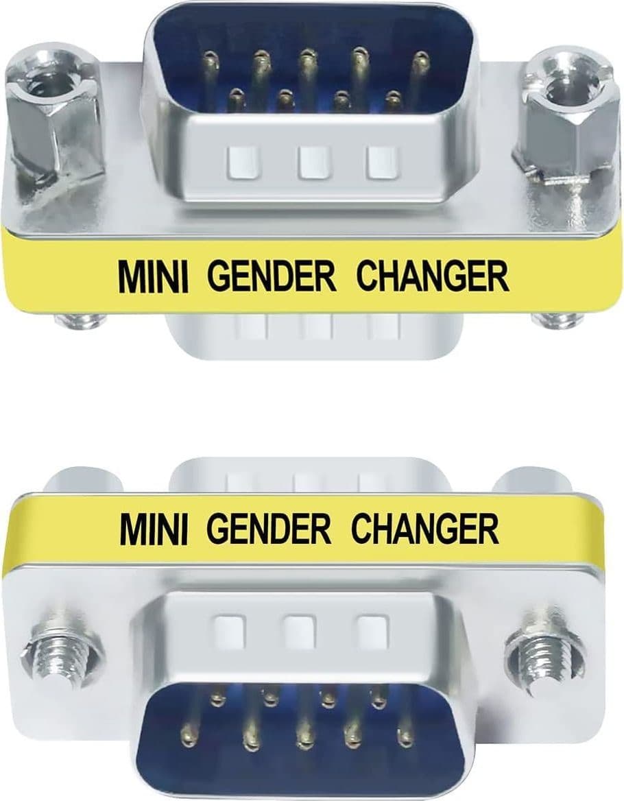 Mini Gender Changer Standard DB 9 poli M/M in Adattatori Scontolo.net - Potenza, commercioVirtuoso.it