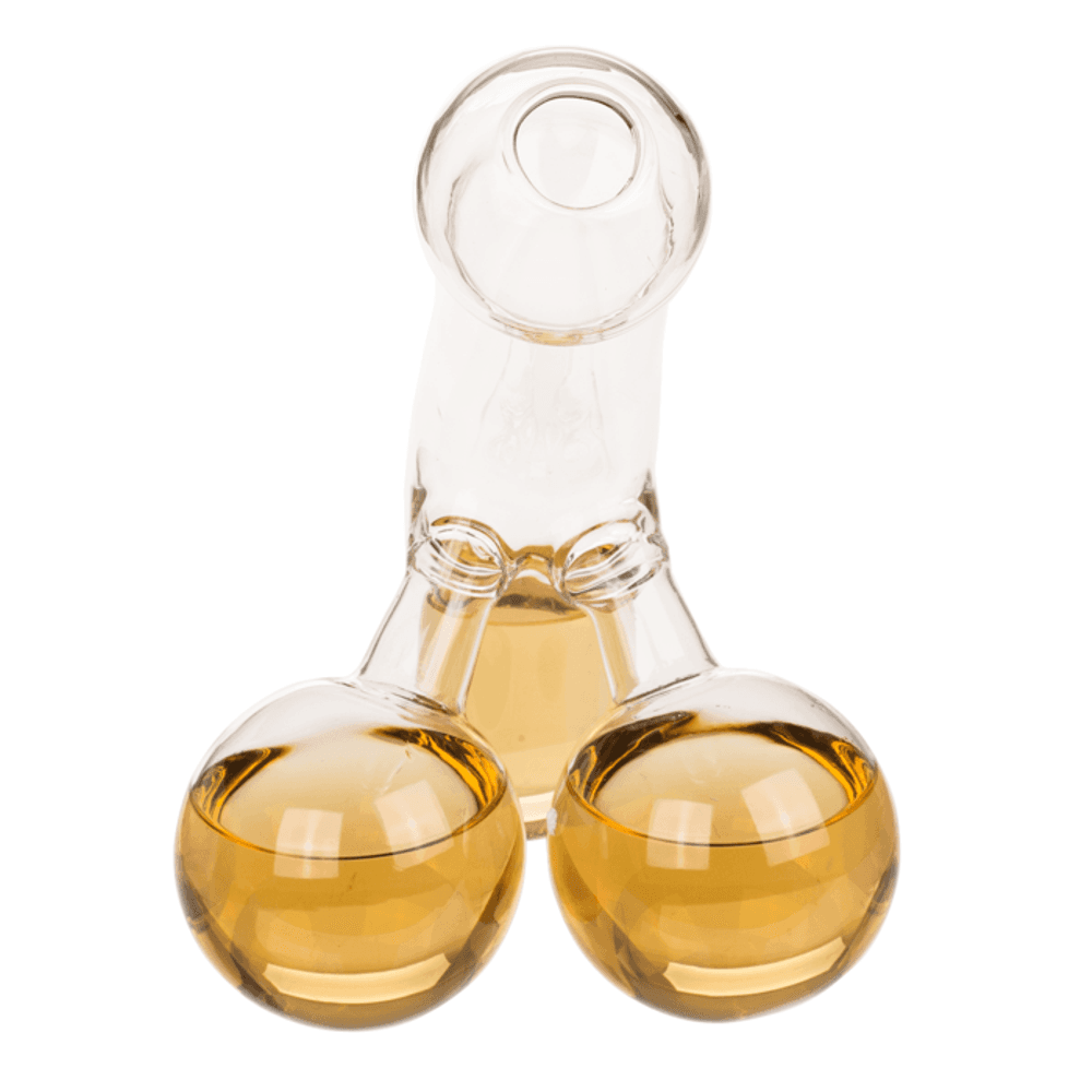 Decanter caraffa in vetro per bevande alcoliche vino a forma di pisello con palle in Set di accessori da vino Kondorama - Martinsicuro, commercioVirtuoso.it