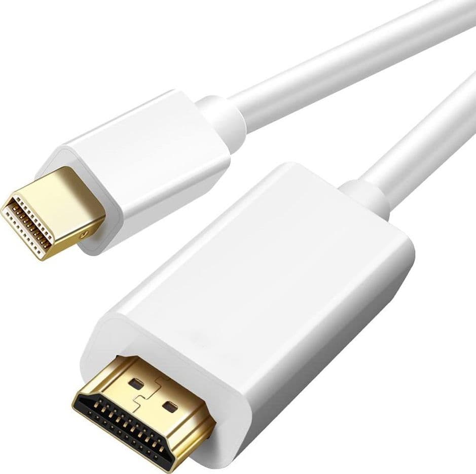 Cavo Monitor Mini DisplayPort (Thunderbolt) / HDMI 2m Bianco in Cavi HDMI Scontolo.net - Potenza, commercioVirtuoso.it