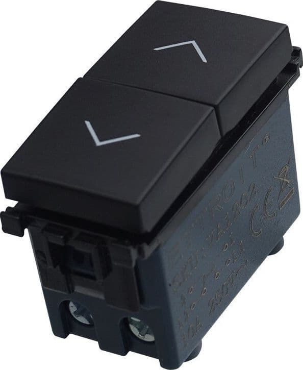 ETTROIT Pulsante Interbloccato Doppio Saliscendi 1P+1P 10A Colore Nero Compatibile Con Vimar Arke in Prese a muro Scontolo.net - Potenza, commercioVirtuoso.it