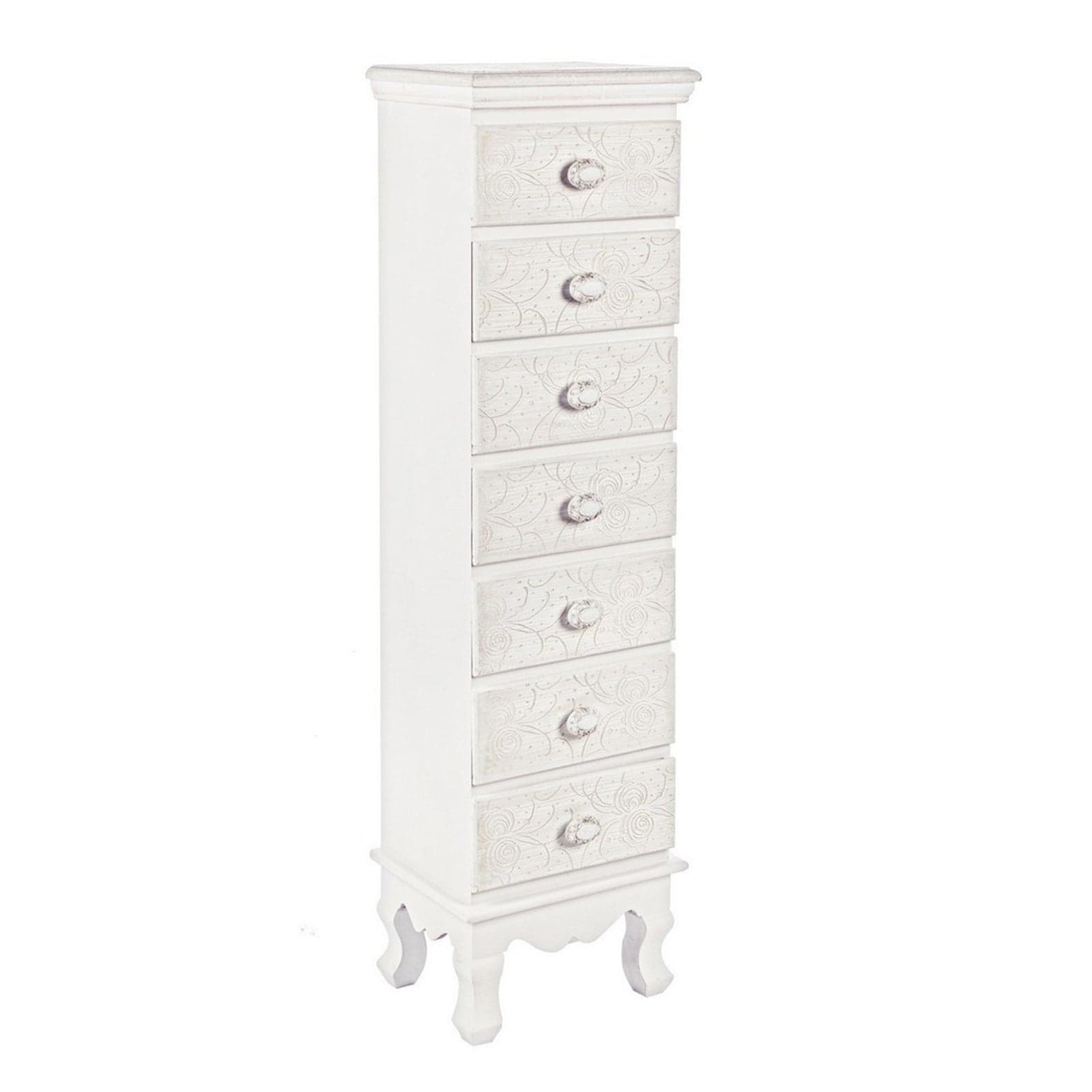 Cassettiera "Clorine" per interno, con 4 Cassetti, 45 x 34.5 x 87.5 cm - 17