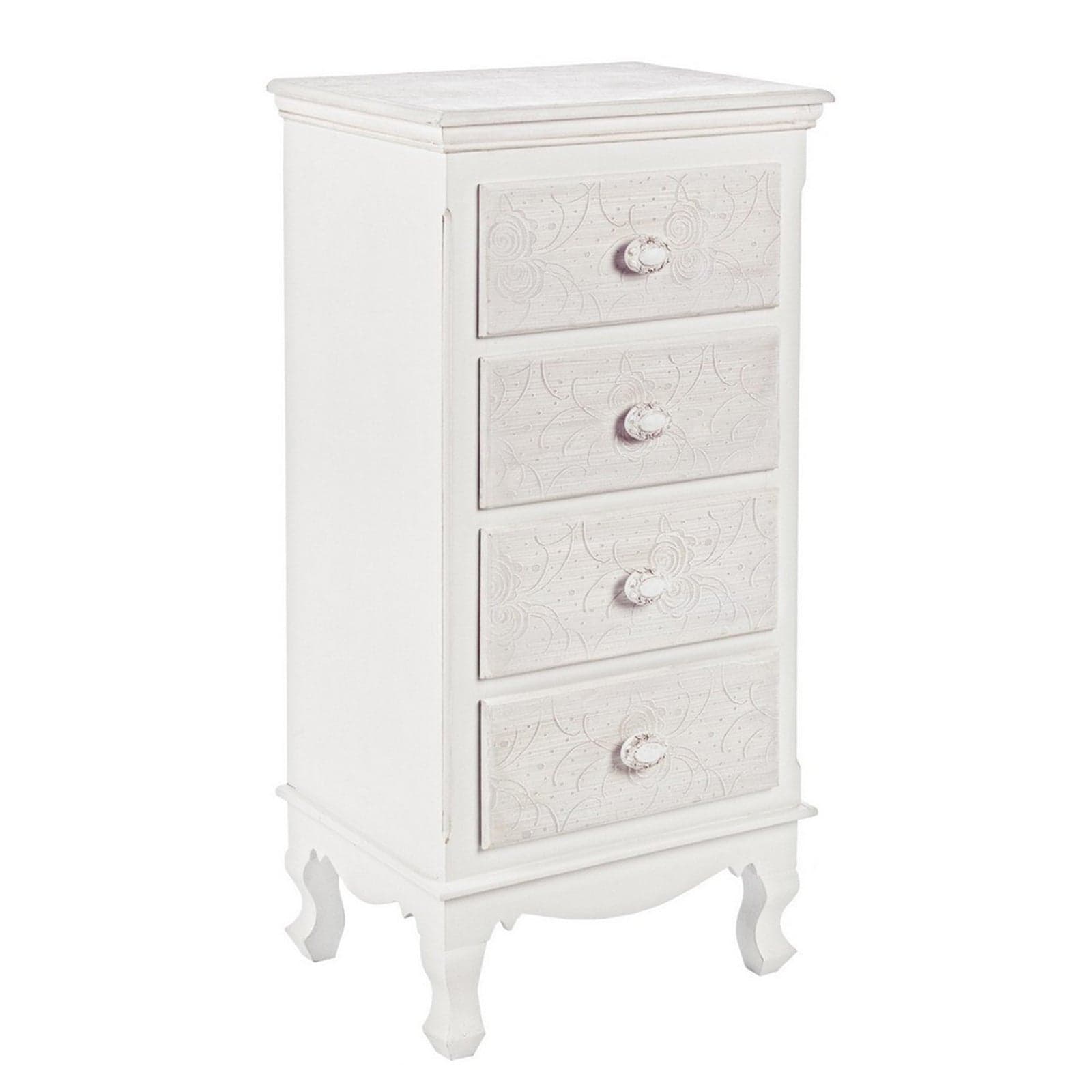 Cassettiera "Clorine" per interno, con 4 Cassetti, 45 x 34.5 x 87.5 cm - 16