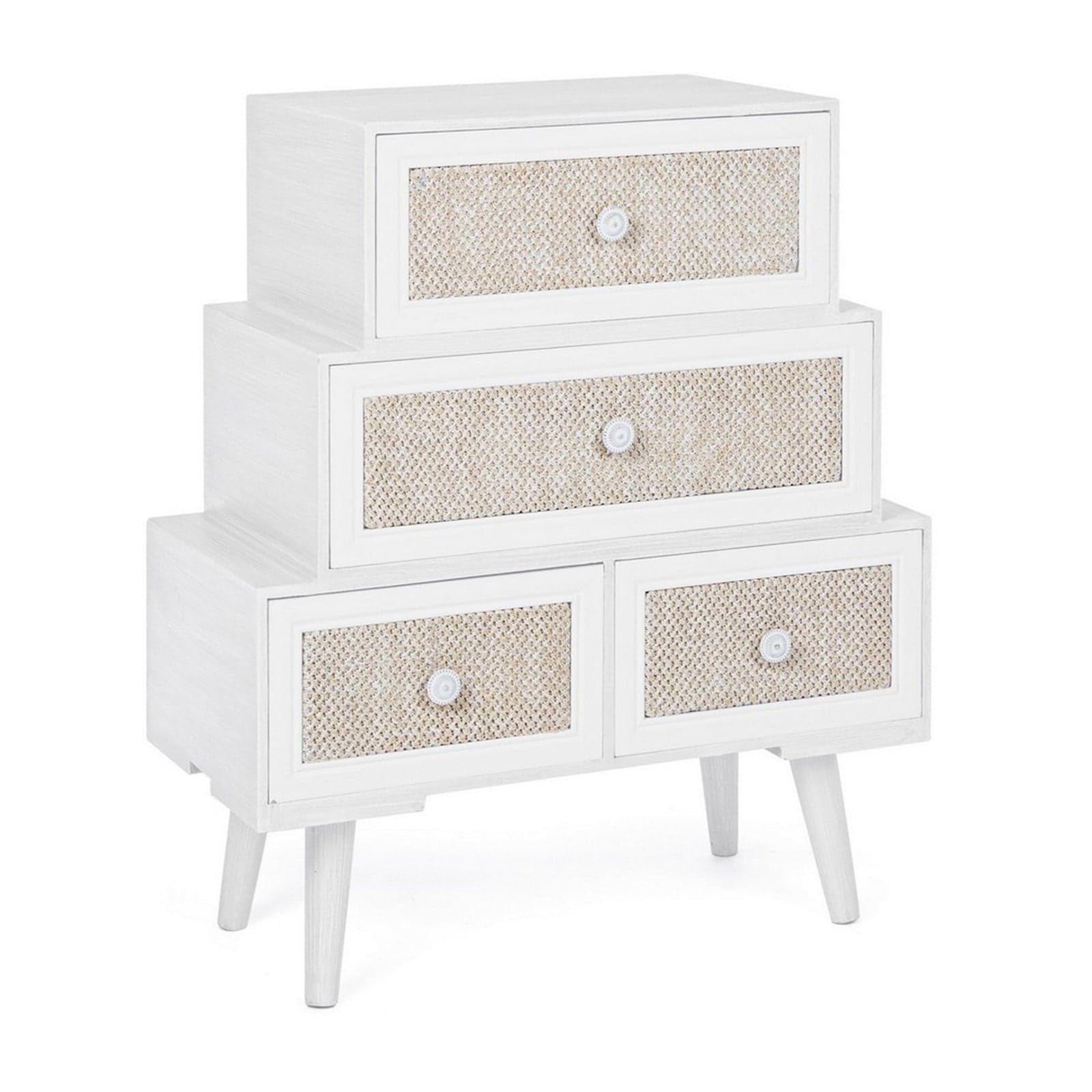 Cassettiera "Montiel" per interno, con 6 Cassetti, 66.5 x 36.5 x 76.5 cm - 23