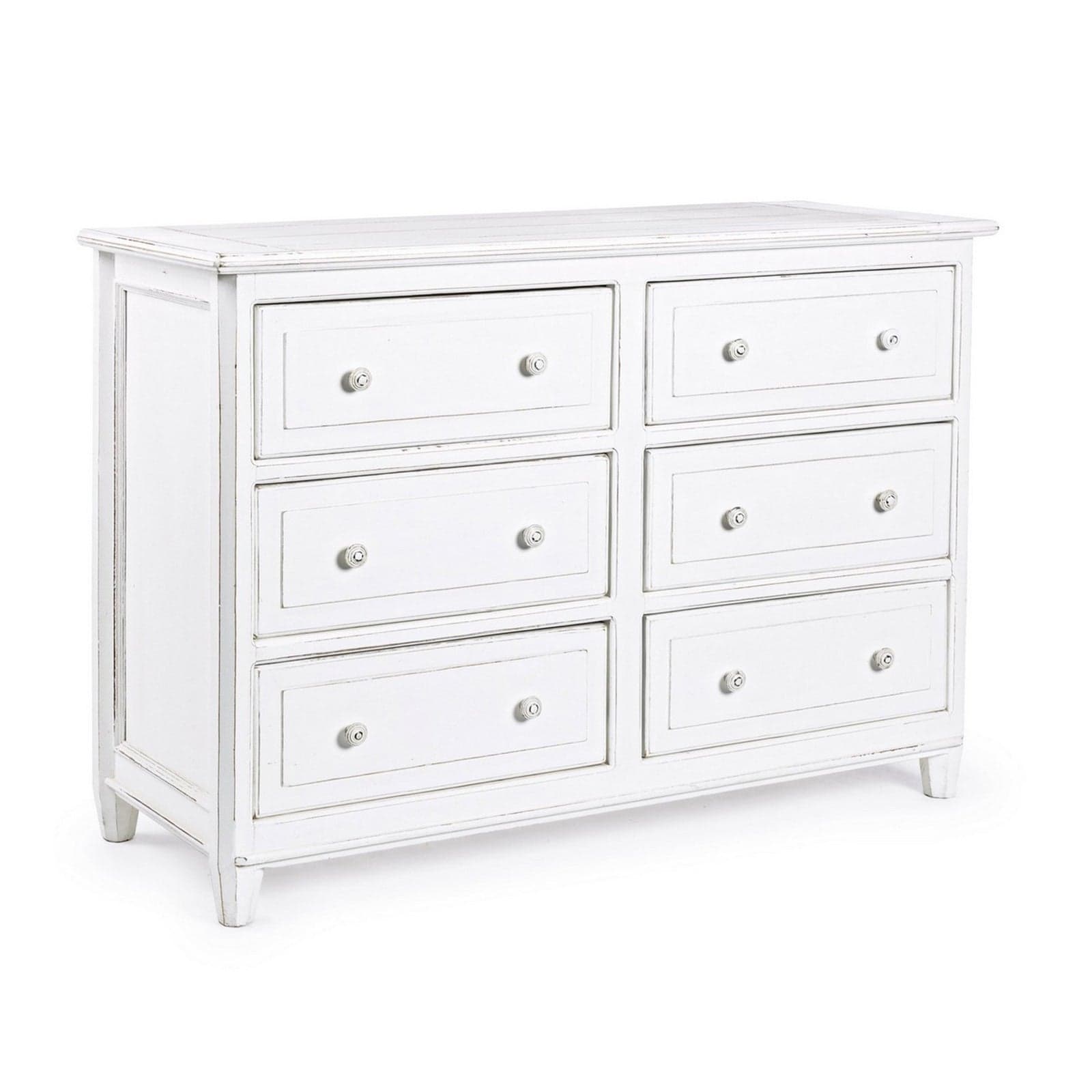 Cassettiera "Colette" per interno, con 6 Cassetti, 124 x 49 x 89 cm - 6
