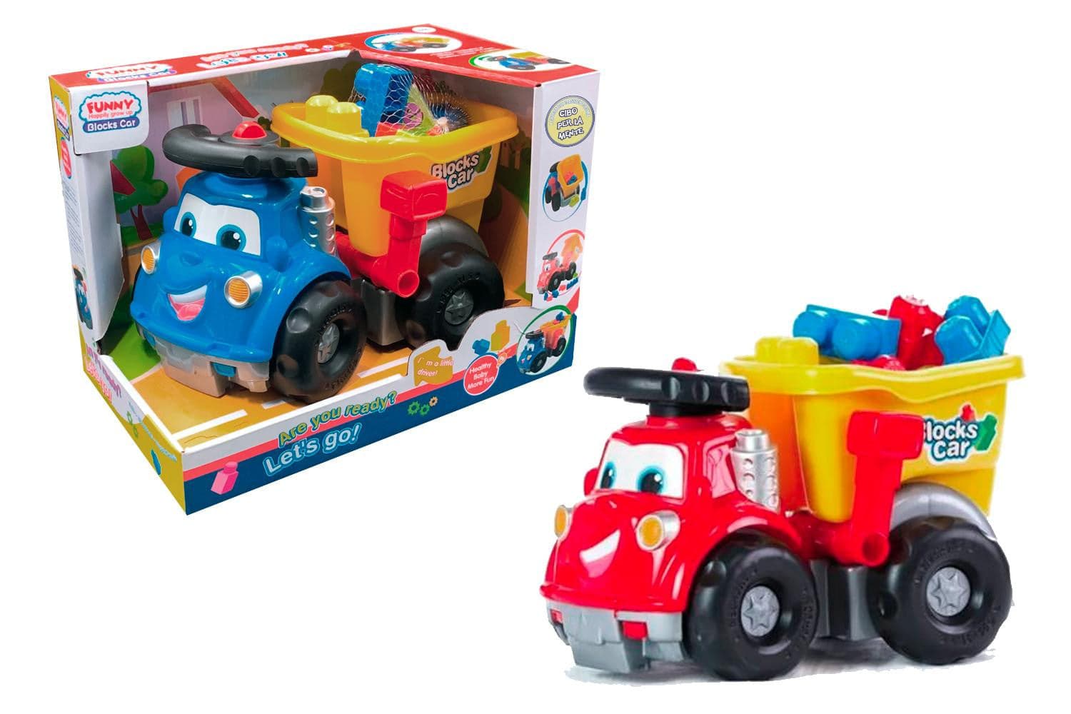 Camion buffo con ribalta e mattoncini Kidz Corner in Camion Scontolo.net - Potenza, commercioVirtuoso.it