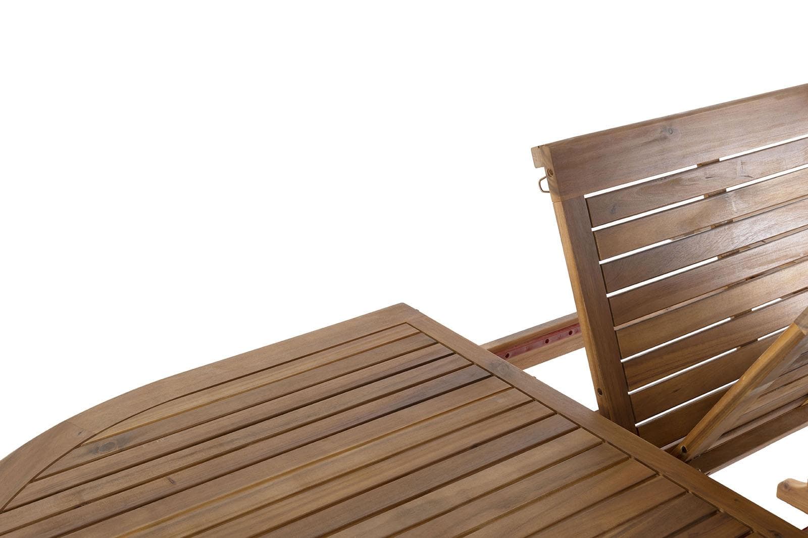 Tavolo Allungabile "leonardo" in Legno Di Acacia Da Giardino 150/200 X 90 Cm Giardino e giardinaggio/Arredamento da giardino e accessori/Tavoli e tavolini/Tavoli standard Decor Space - Altamura, Commerciovirtuoso.it