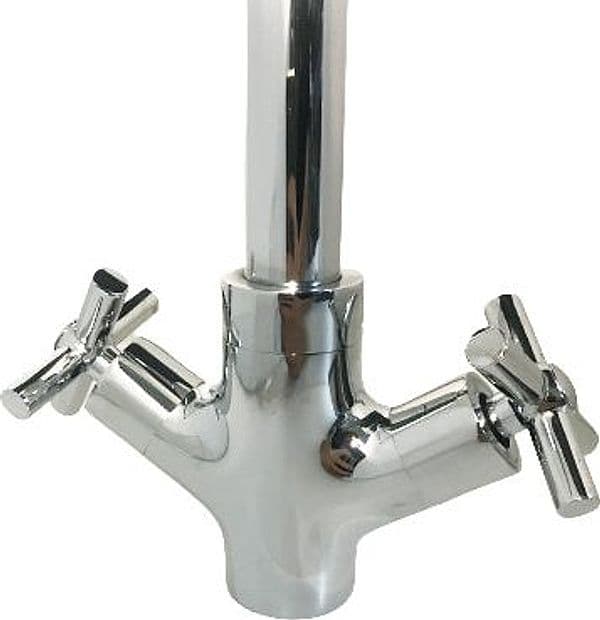 Rubinetto per bagno o cucina maniglie a croce, moderno in Rubinetti per vasca BagnoClic.it - Pregnana Milanese, commercioVirtuoso.it