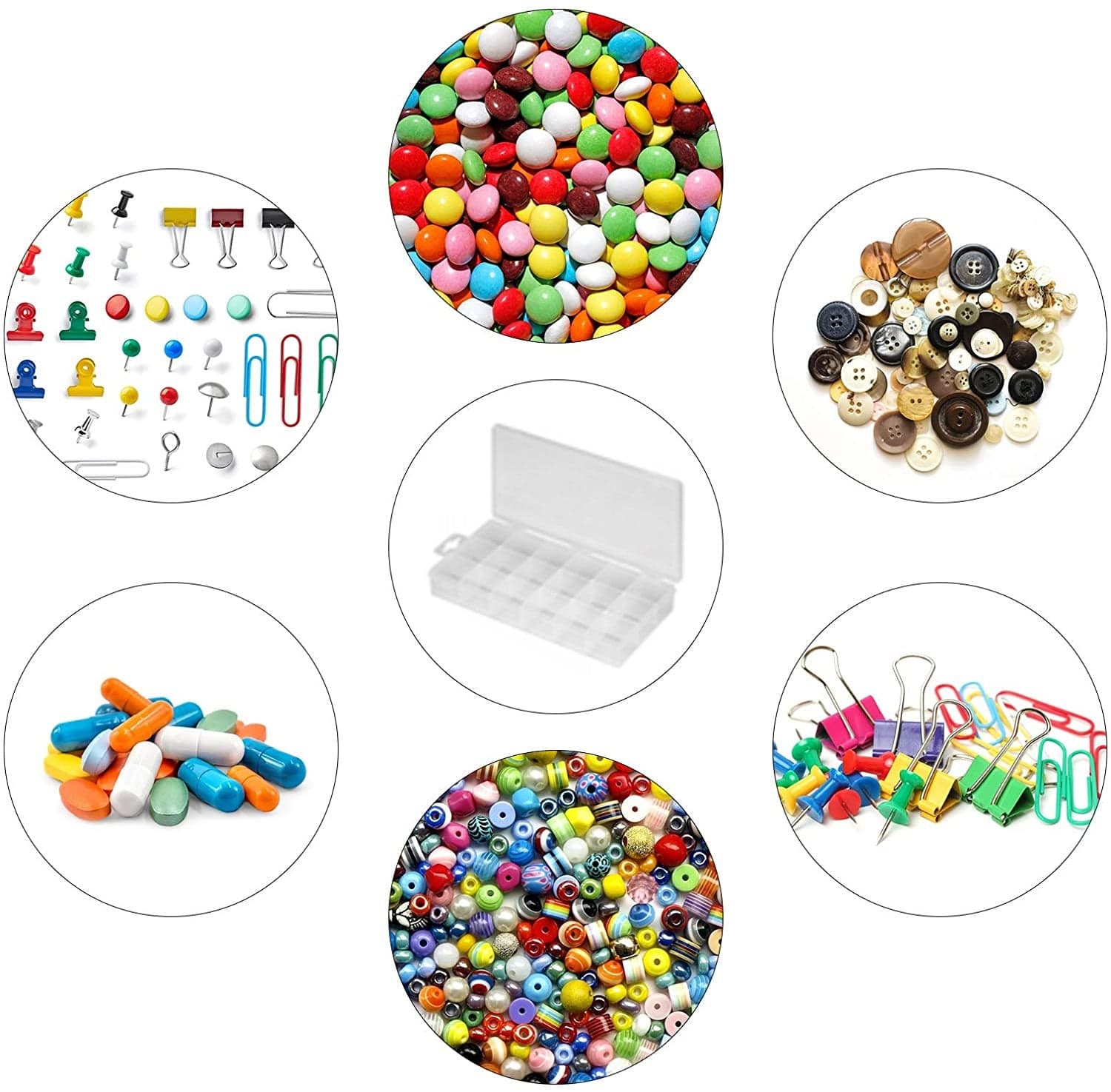 Contenitore plastico per viti e minuterie con separatori in Cassette porta attrezzi Scontolo.net - Potenza, commercioVirtuoso.it