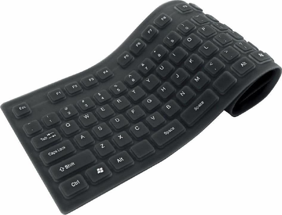 Tastiera Flessibile in Silicone USB/PS2 in  Scontolo.net - Potenza, commercioVirtuoso.it