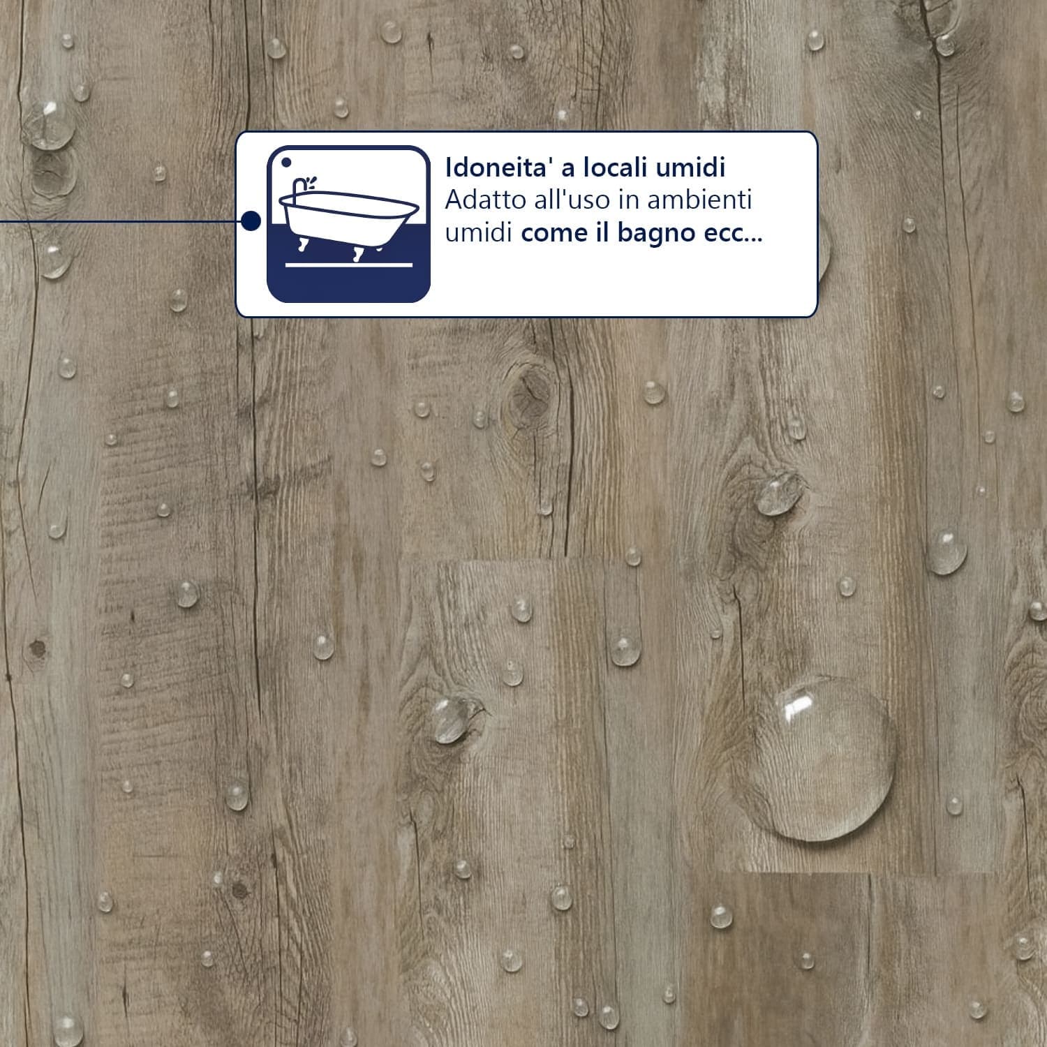 Pavimento PVC Adesivo Effetto Legno - Listoni 15,2 x 91,4 cm - Spessore 2.0 mm Confezione 2.20mq in Pavimenti di PVC Masterbrico - Longobardi, commercioVirtuoso.it