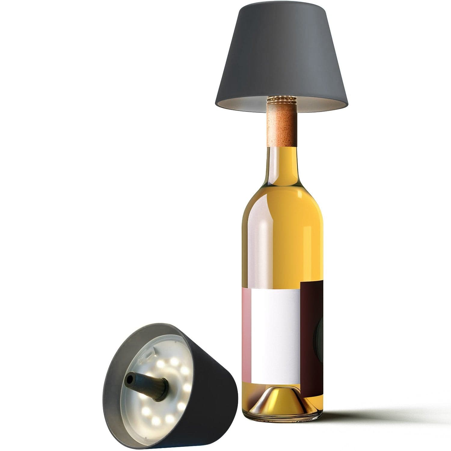 Lampada LED Paralume per Bottiglie Dimmerabile Batteria Ricaricabile Alimentazione USB-C&trade in Lampade da tavolo e abat-jour Scontolo.net - Potenza, commercioVirtuoso.it