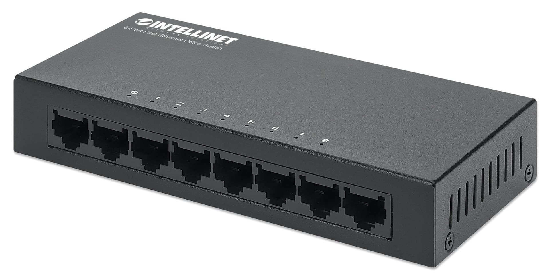 Switch Hub Ethernet 10/100Mbps 8 Porte Desktop in Metallo in  Scontolo.net - Potenza, commercioVirtuoso.it