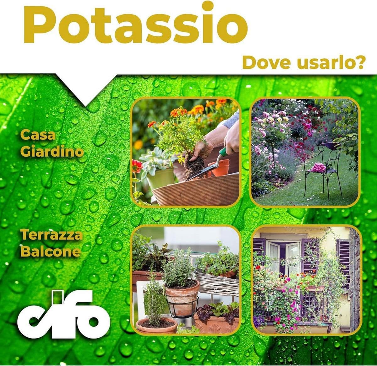 Cifo Potassio – Integratore carenze di potassio piante 250 ml in Fertilizzanti multiuso Masterbrico - Longobardi, commercioVirtuoso.it