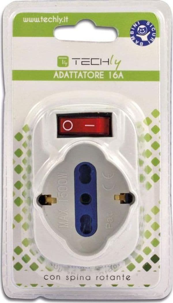 Adattatore con Spina 16A Rotante in Adattatori da viaggio Scontolo.net - Potenza, commercioVirtuoso.it