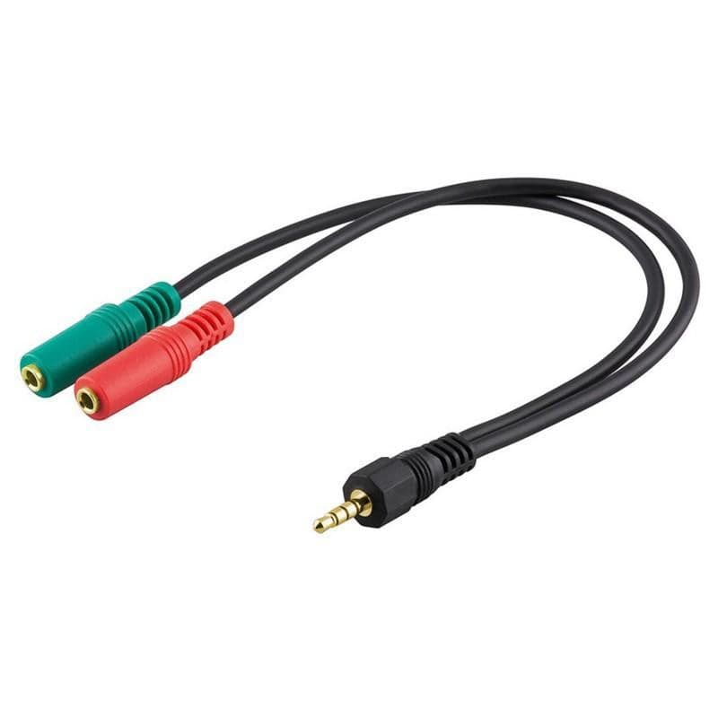 Cavo Sdoppiatore Microfono Cuffia jack 3,5 mm per Smartphone e Notebook in Adattatori Scontolo.net - Potenza, commercioVirtuoso.it