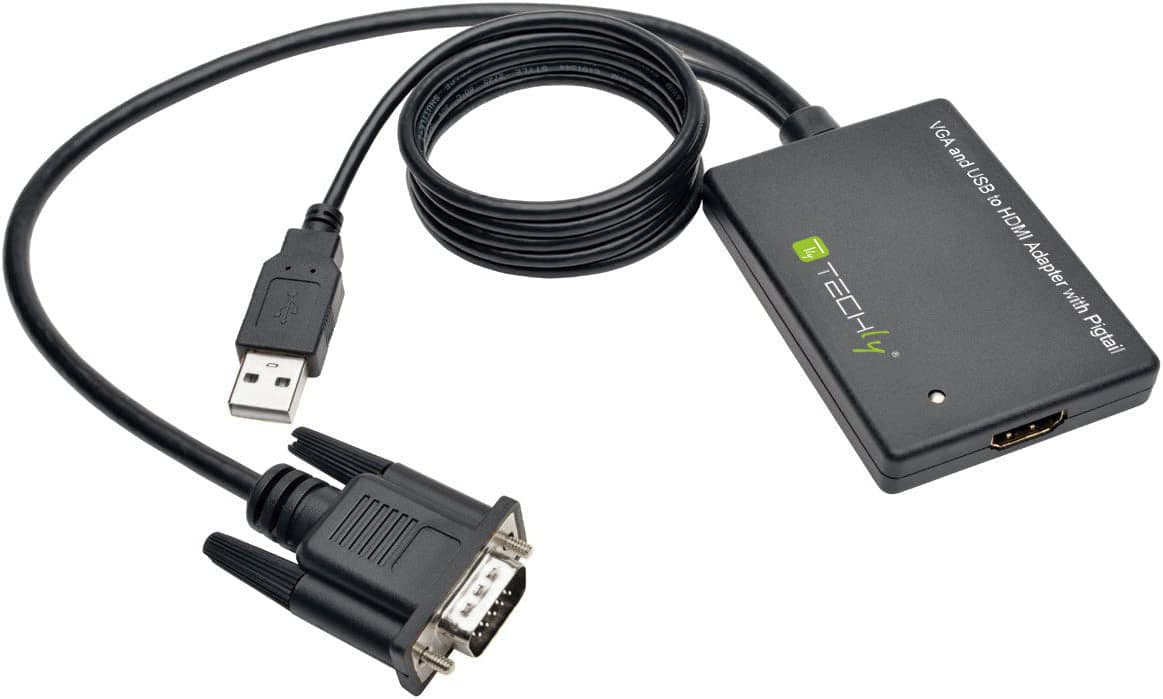 Adattatore Convertitore VGA a HDMI con Supporto Audio via USB in  Scontolo.net - Potenza, commercioVirtuoso.it