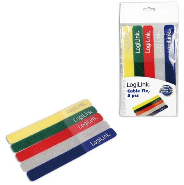 Fascette Fermacavo Colorate in Velcro Set da 5 pz in Stringicavi Scontolo.net - Potenza, commercioVirtuoso.it