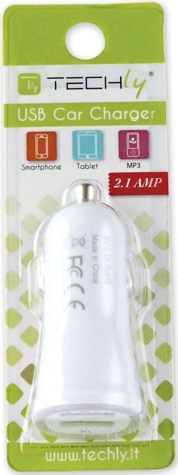 Caricatore da Auto Universale 2 Porte USB 5V 1A&2.1A Bianco in Caricabatterie da auto Scontolo.net - Potenza, commercioVirtuoso.it