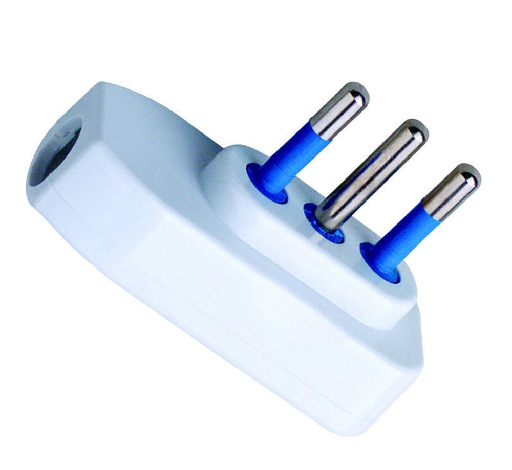 Spina ribassata 2P+T 10A Bianco in Spine elettriche di corrente alterna Scontolo.net - Potenza, commercioVirtuoso.it