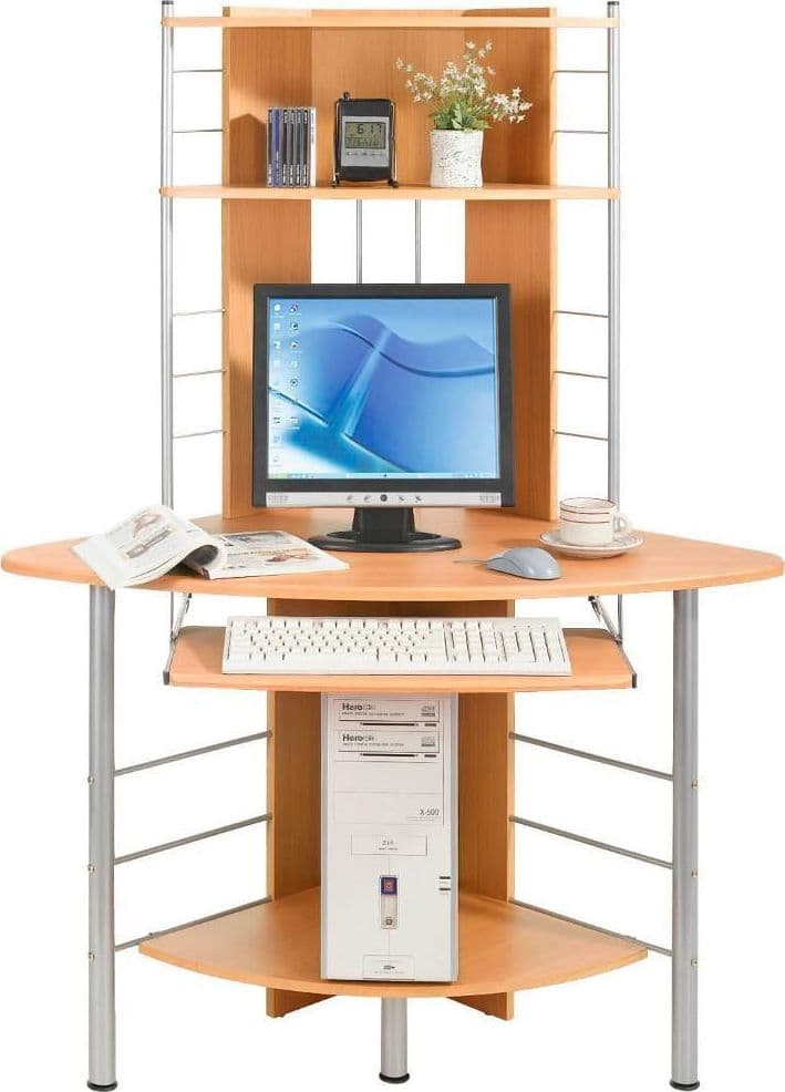 Scrivania per Computer Angolare, Faggio in Scrivanie Scontolo.net - Potenza, commercioVirtuoso.it