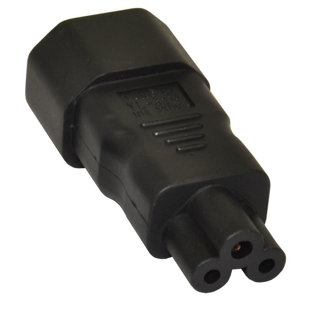 Adattatore da IEC C14 Maschio a C5 Femmina Nero in Adattatori Scontolo.net - Potenza, commercioVirtuoso.it