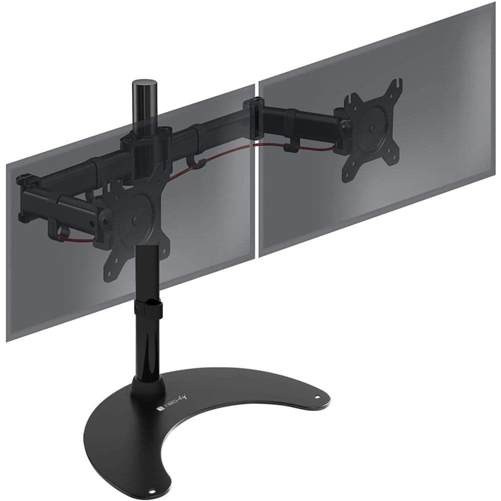Supporto da scrivania per 2 Monitor 13-27'' con base h.400m in Supporti Scontolo.net - Potenza, commercioVirtuoso.it