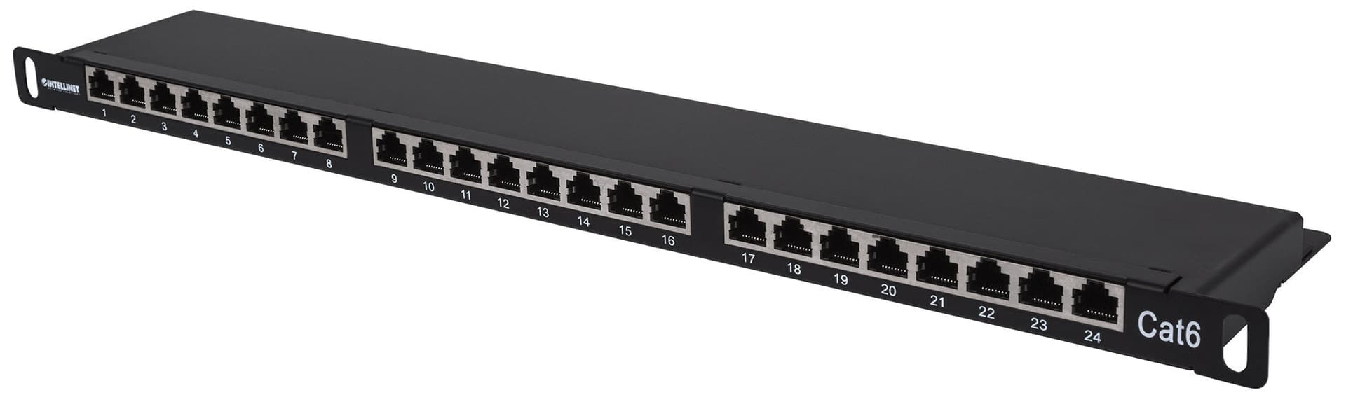 Pannello Patch 24 posti 19'' 0.5U Cat6 FTP Nero in Pannelli patch Ethernet Scontolo.net - Potenza, commercioVirtuoso.it