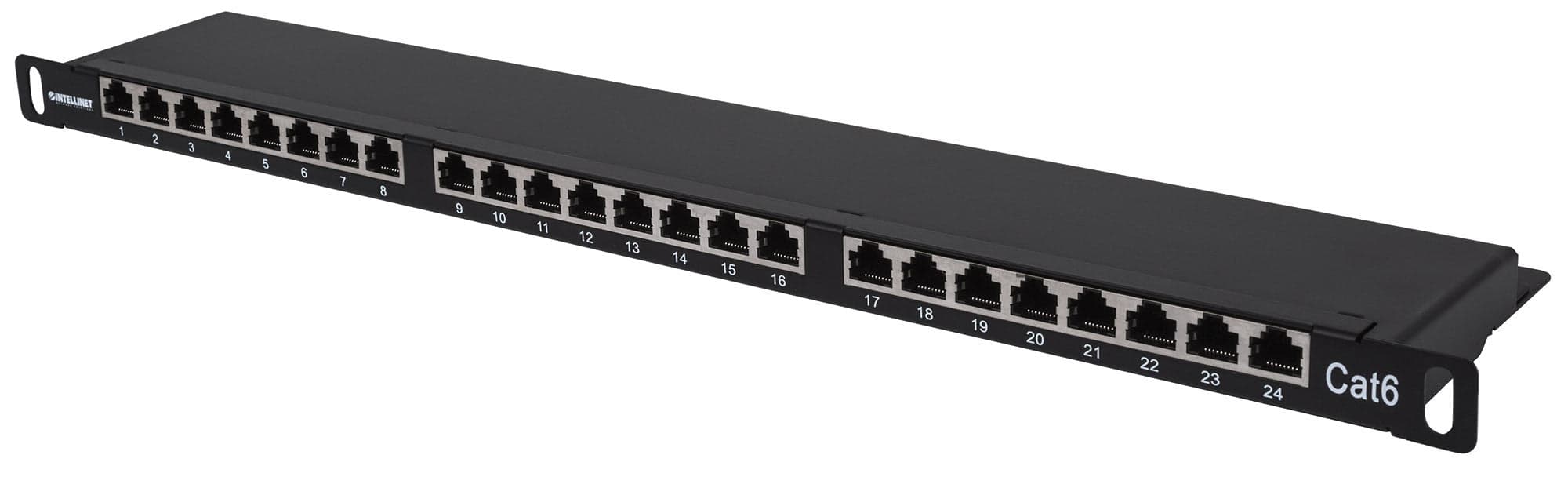 Pannello Patch 24 posti 19'' 0.5U Cat6 FTP Nero in Pannelli patch Ethernet Scontolo.net - Potenza, commercioVirtuoso.it