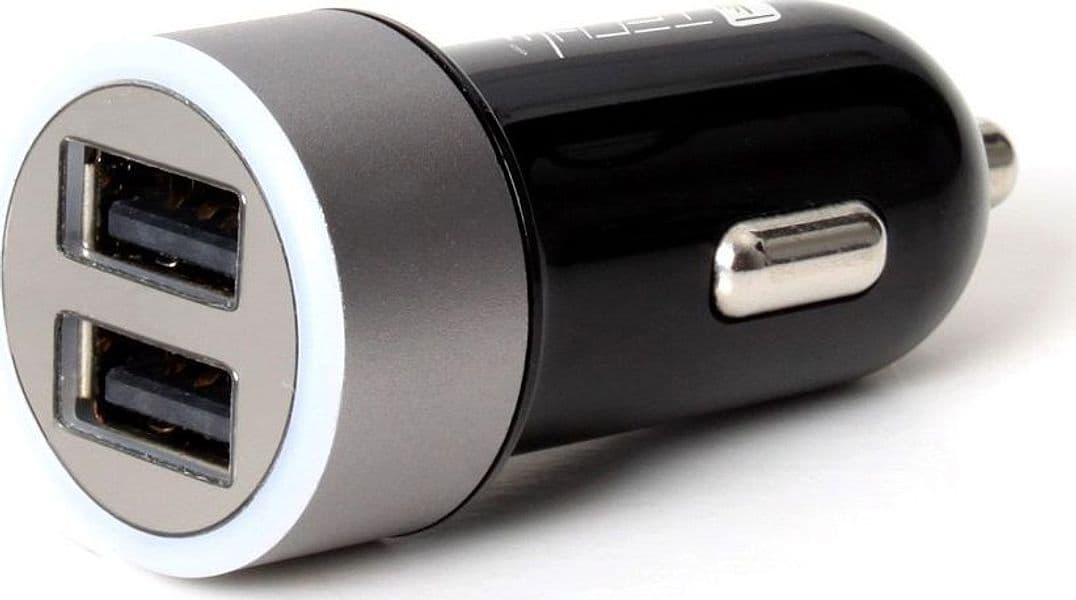 Caricatore da Auto Universale 2 Porte USB con Uscita 4,8A Nero in Caricabatterie da auto Scontolo.net - Potenza, commercioVirtuoso.it