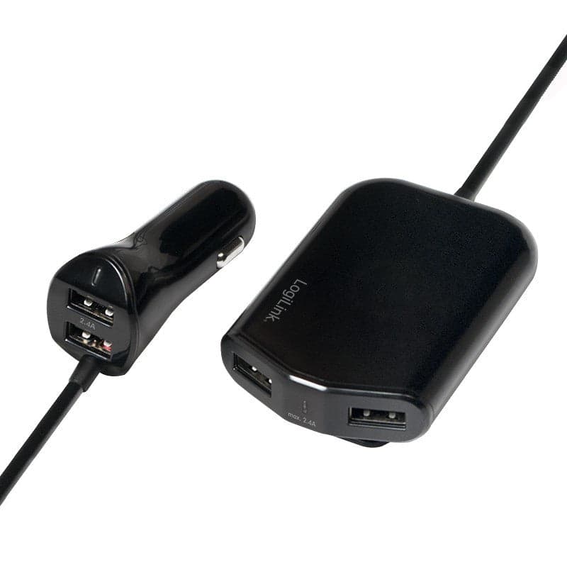 Caricatore da Auto 2 USB + 2 USB per Passeggeri Posteriori 24W in Caricabatterie da auto Scontolo.net - Potenza, commercioVirtuoso.it