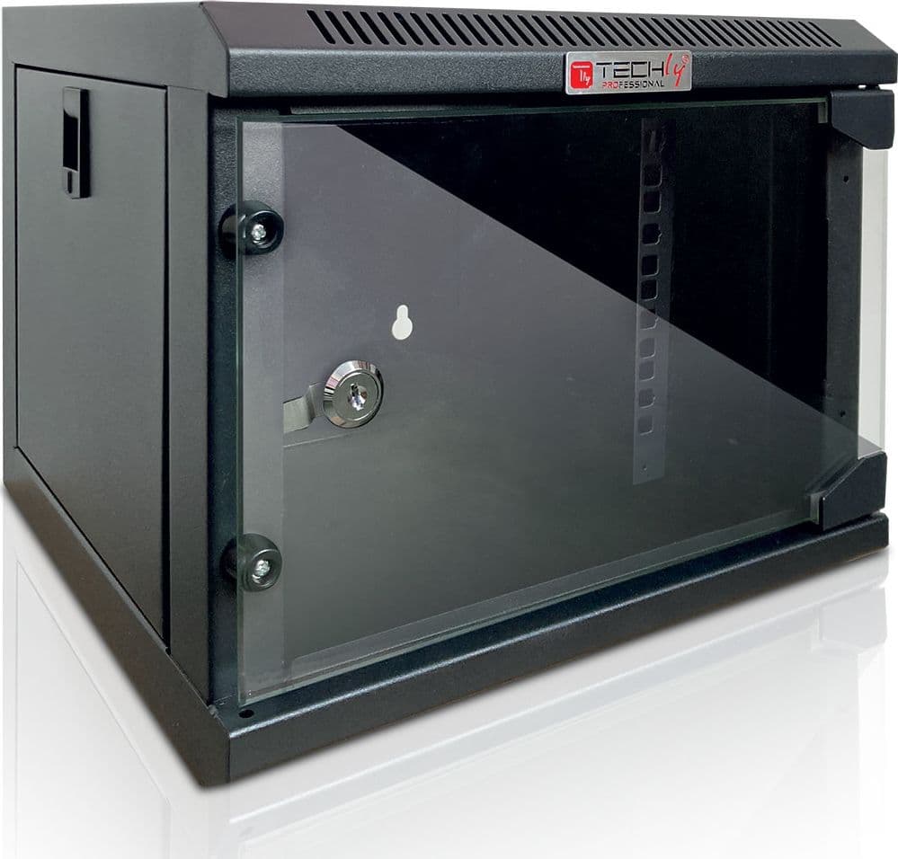 Armadio Rack 10'' a Muro 4 Unit&agrave Pannelli Asportabili Nero in  Scontolo.net - Potenza, commercioVirtuoso.it