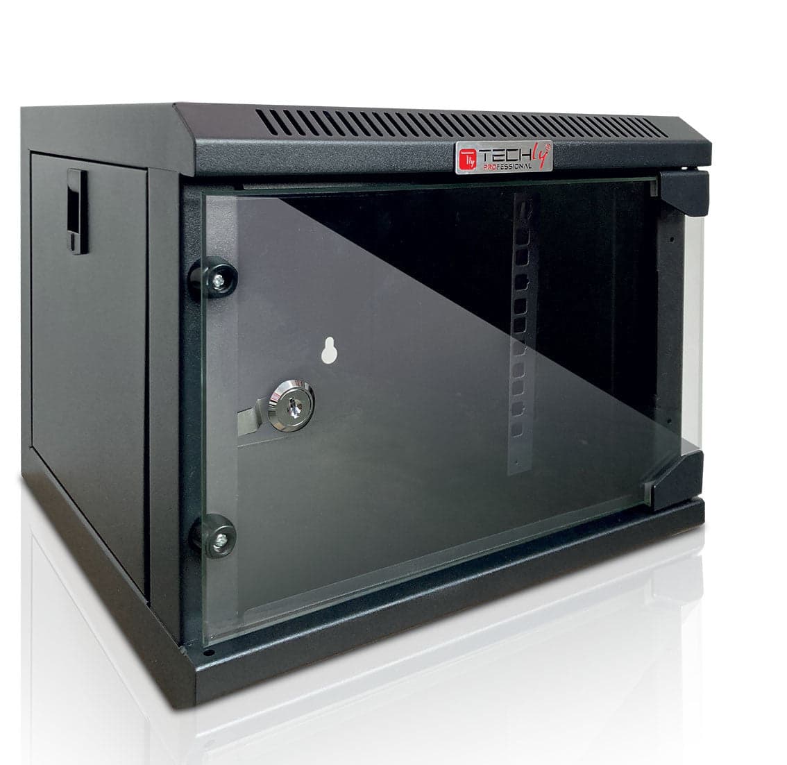 Armadio Rack 10'' a Muro 4 Unit&agrave Pannelli Asportabili Nero in  Scontolo.net - Potenza, commercioVirtuoso.it