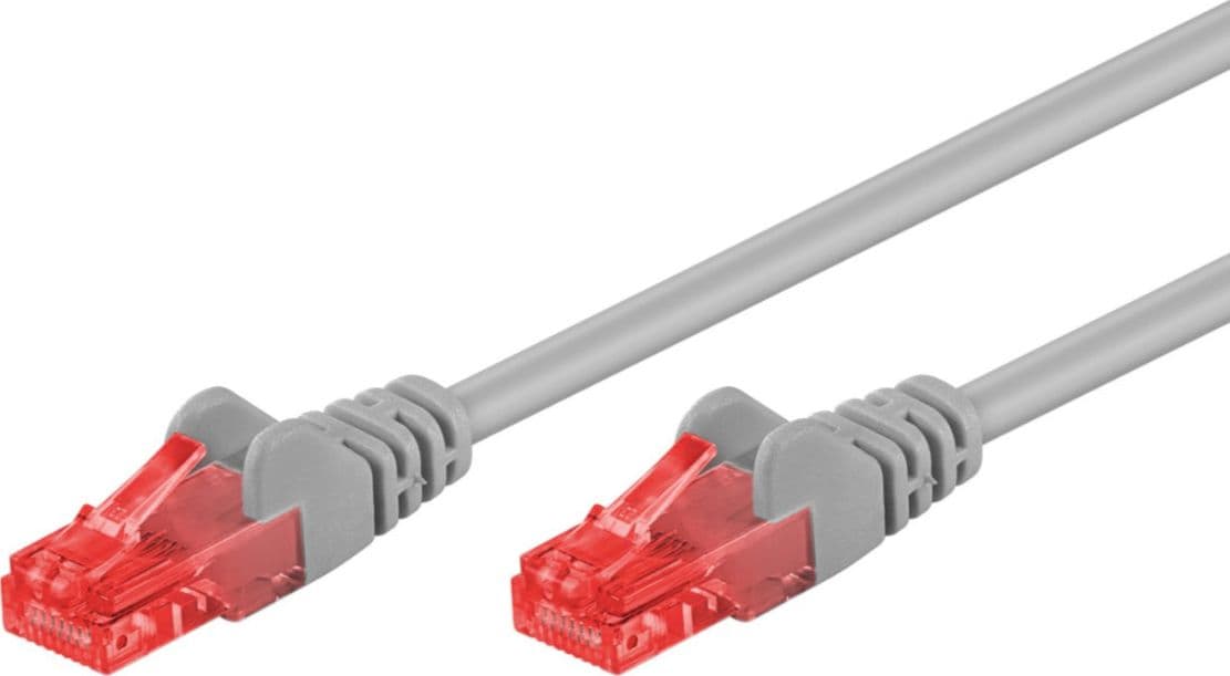 Cavo di Rete Patch in Rame Cat.6 Grigio U/UTP LSZH 0,5m in Cavi Ethernet Scontolo.net - Potenza, commercioVirtuoso.it
