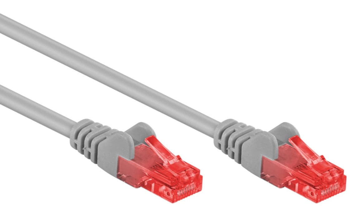 Cavo di Rete Patch in Rame Cat.6 Grigio U/UTP LSZH 0,5m in Cavi Ethernet Scontolo.net - Potenza, commercioVirtuoso.it
