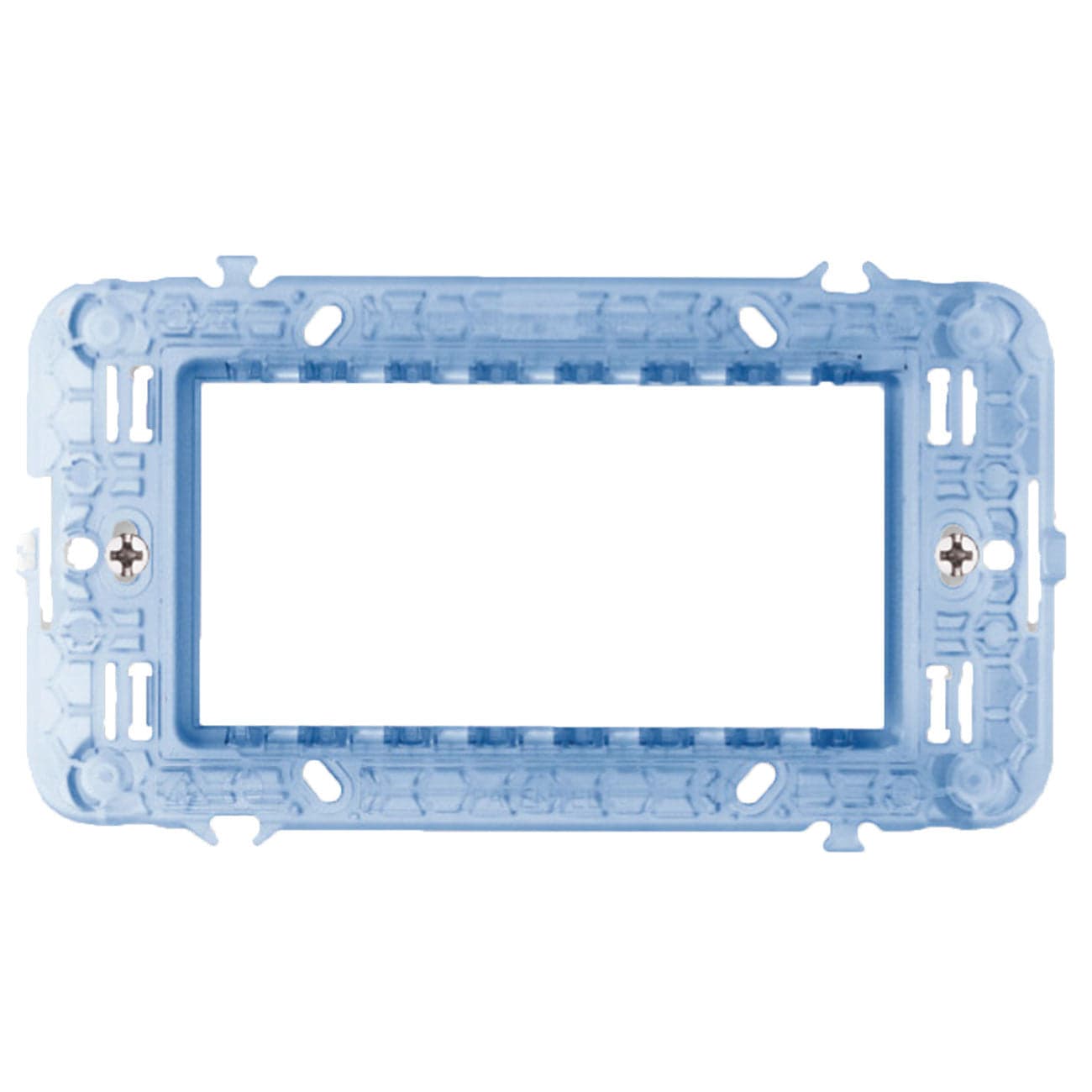 Supporto con Viti S44 per Scatole Rettangolari 4 Moduli in Placche per interruttori Scontolo.net - Potenza, commercioVirtuoso.it