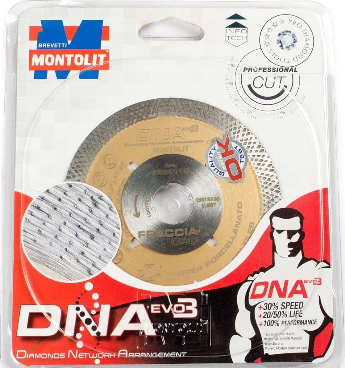 Montolit CGX115 Freccia Oro – Disco diamantato gres 115 mm in Dischi diamantati Masterbrico - Longobardi, commercioVirtuoso.it