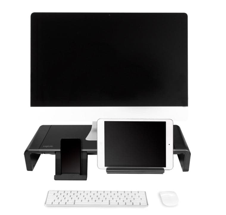 Supporto Monitor Smartphone Tablet Regolabile 420 - 520 mm Nero in Supporti Scontolo.net - Potenza, commercioVirtuoso.it
