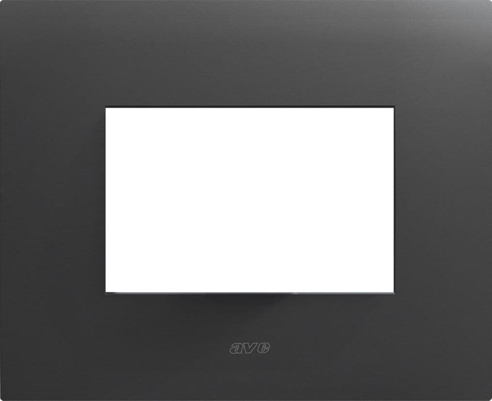 Placca Serie Smart44 in Metallo 3 Moduli Grigio in Placche per interruttori Scontolo.net - Potenza, commercioVirtuoso.it