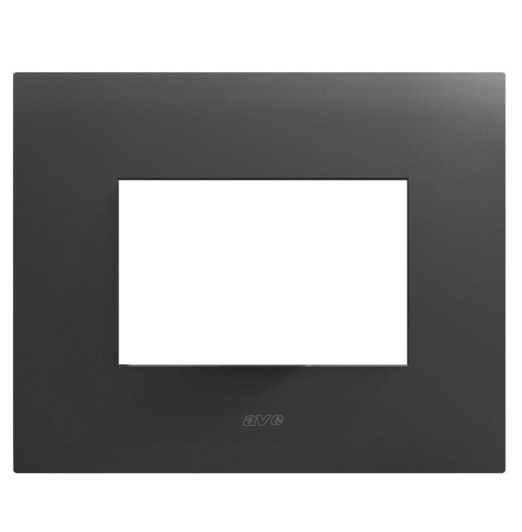 Placca Serie Smart44 in Metallo 3 Moduli Grigio in Placche per interruttori Scontolo.net - Potenza, commercioVirtuoso.it