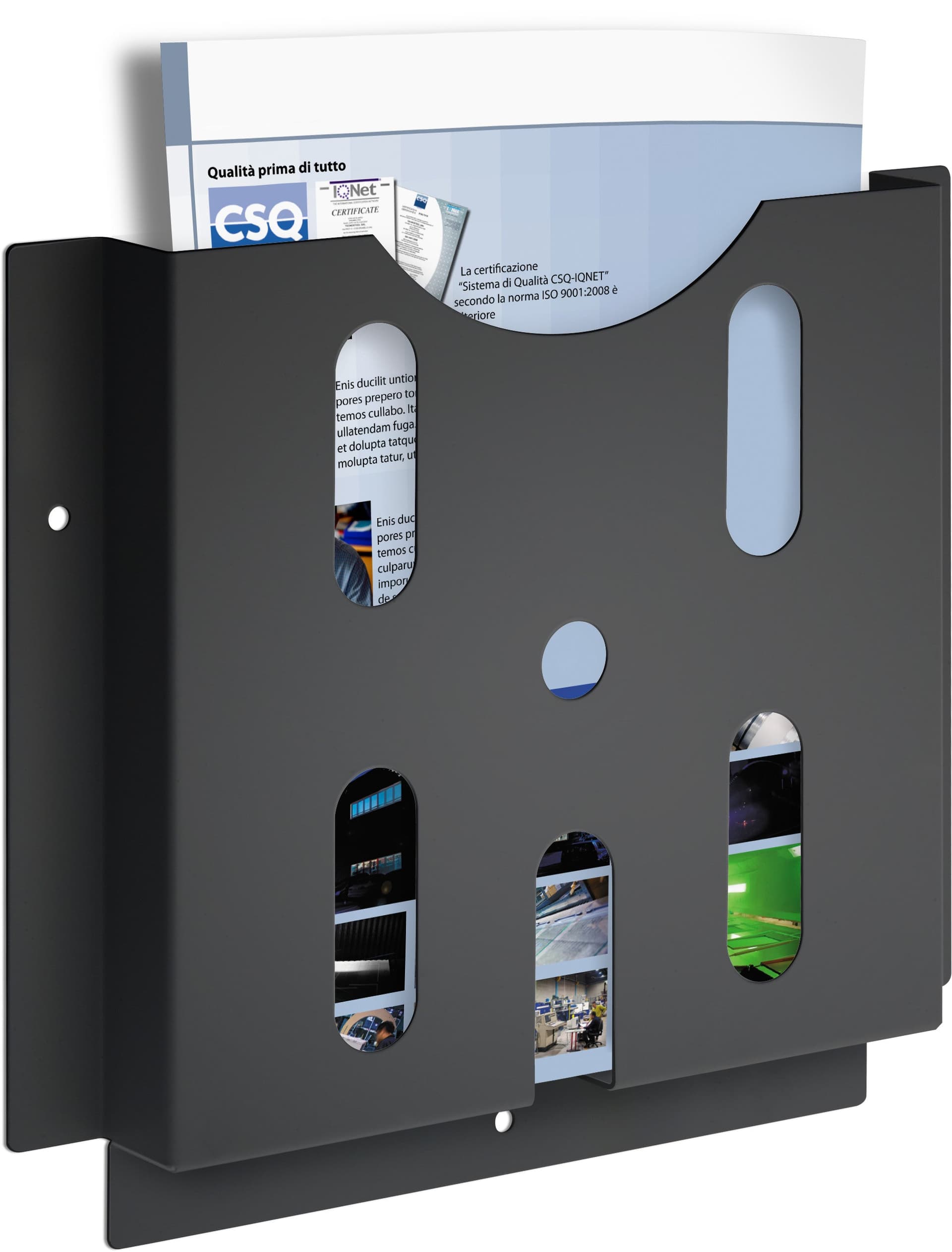 Tasca Porta Documenti per Armadi Rack Nero in Ripiani pensili Scontolo.net - Potenza, commercioVirtuoso.it