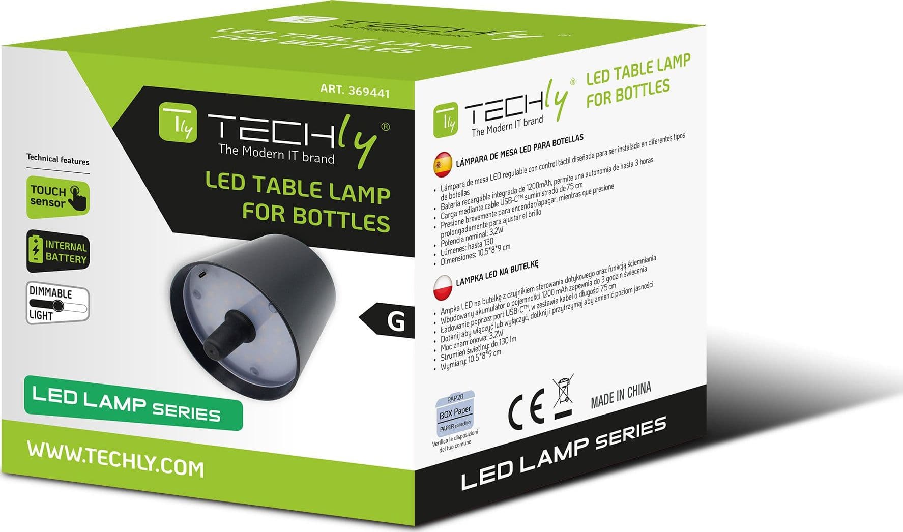 Lampada LED Paralume per Bottiglie Dimmerabile Batteria Ricaricabile Alimentazione USB-C&trade in Lampade da tavolo e abat-jour Scontolo.net - Potenza, commercioVirtuoso.it
