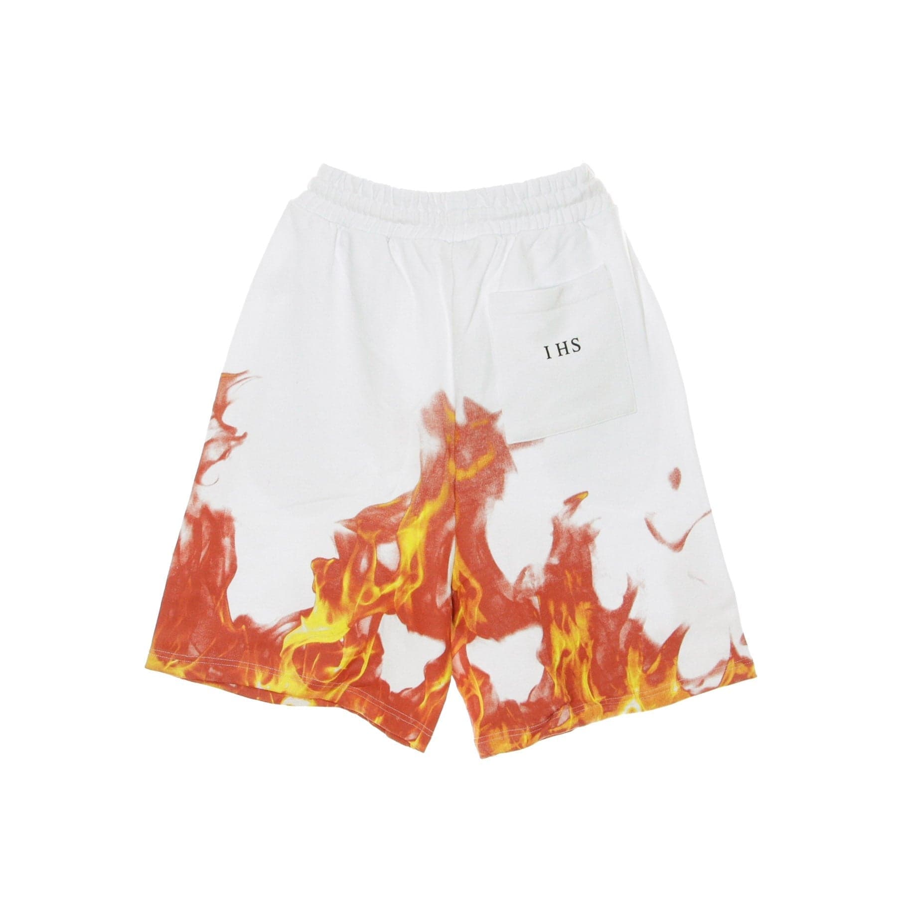 IHS Pantalone Corto Tuta Uomo Flames White da uomo in Pantaloncini sportivi Drestige - Casamassima, commercioVirtuoso.it