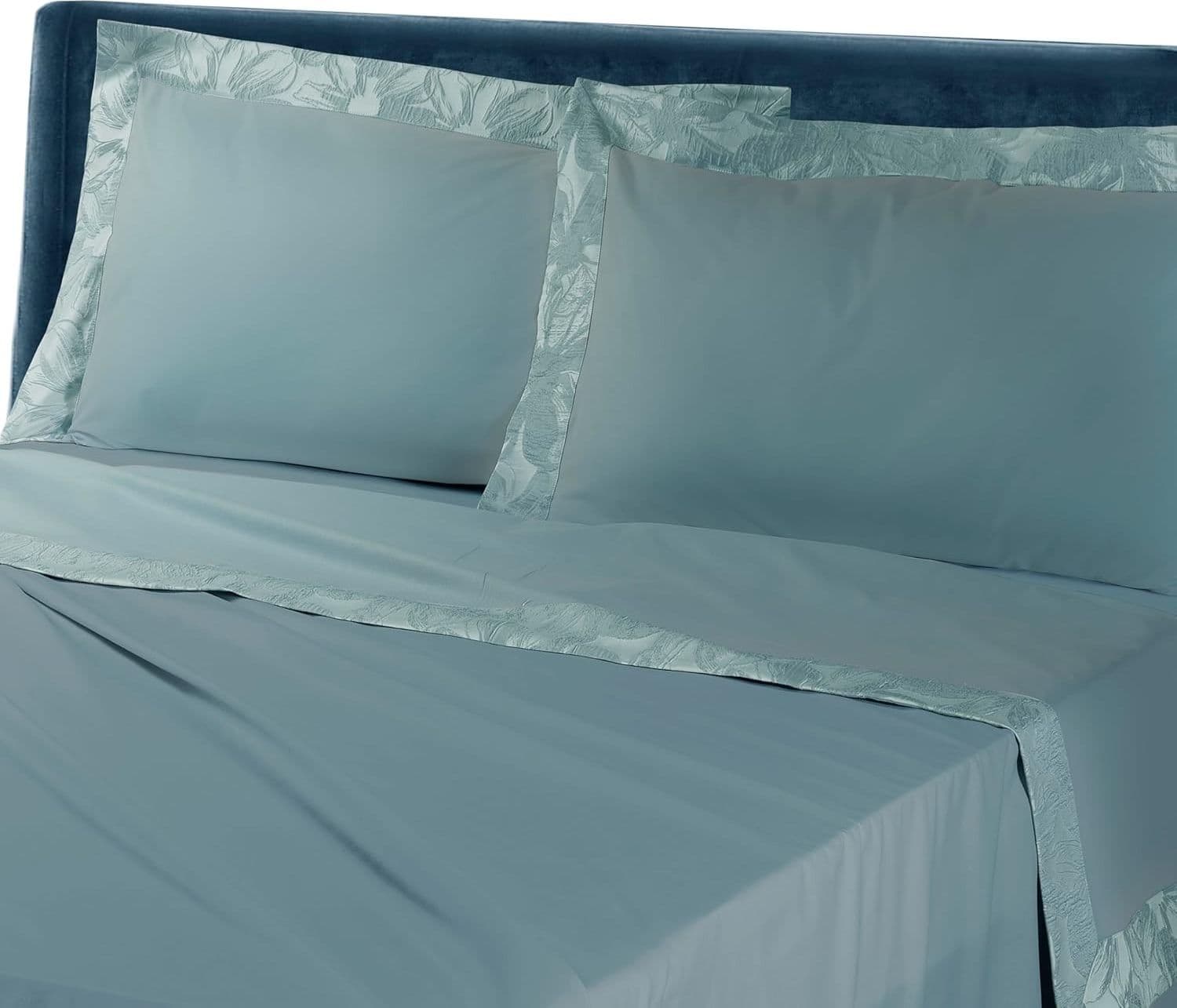FIRENZE COLLEZIONE MON AMOUR ELEGANTE COMPLETO LENZUOLA MATRIMONIALE MISURA MAXI IN COTONE